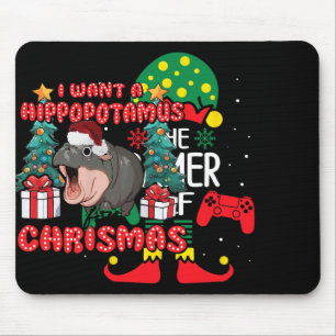 Christmas Elf Matching Gamer Family Gaming Boys Ki Mousepad