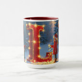 Christmas ELF Mug – Glitter Letters & Kids Holiday Tasse (Zentrum)