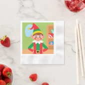 Christmas Elf Napkin Serviette (Beispiel)