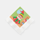 Christmas Elf Napkin Serviette (Ecke)