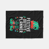 Christmas Elf Office Team Party Family Matching _1 Fleecedecke (Vorderseite (Horizontal))