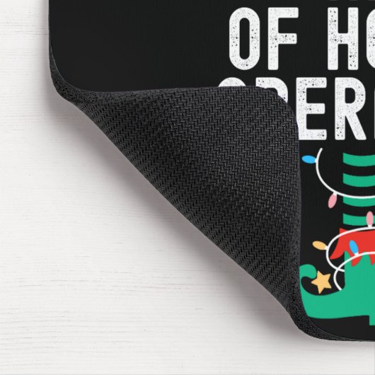 Christmas Elf Office Team Party Family Matching _1 Mousepad (Ecke)