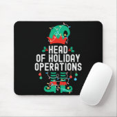 Christmas Elf Office Team Party Family Matching _1 Mousepad (Mit Mouse)