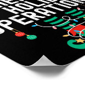 Christmas Elf Office Team Party Family Matching _1 Poster (Ecke)