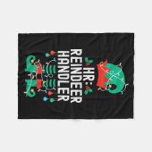 Christmas Elf Office Team Party Family Matching Fleecedecke (Vorderseite (Horizontal))