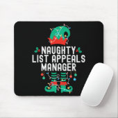 Christmas Elf Office Team Party Family Matching Mousepad (Mit Mouse)