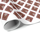 Christmas Elf - Redhead Design 1 - Fantasie Geschenkpapier (Rolleneckpunkt)