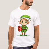Christmas Elf T-Shirt – Festive Holiday Design (Vorderseite)