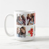 Christmas Elmo | Beste Mama - FotoCollage Kaffeetasse (Links)