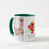 Christmas Elmo | Bester Vater - Foto Tasse (Vorderseite Links)