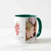 Christmas Elmo | Bestes Oma - Foto Tasse (VorderseiteRechts)
