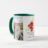 Christmas Elmo | Die besten Freunde - Foto Tasse (Vorderseite Links)