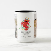 Christmas Elmo | Die besten Freunde - Foto Tasse (Zentrum)