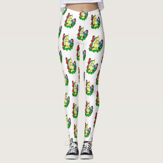 CHRISTMAS ELVES LEGGINGS (Vorderseite)