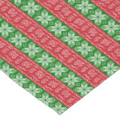 Christmas embroidered Snowflakes, Christmas trees, Kurzer Tischläufer (Ecke)