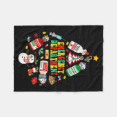 Christmas Emergency Room Er Rn Nurse Department He Fleecedecke (Vorderseite (Horizontal))