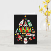 Christmas Emergency Room Er Rn Nurse Department He Karte (Gelbe Blume)