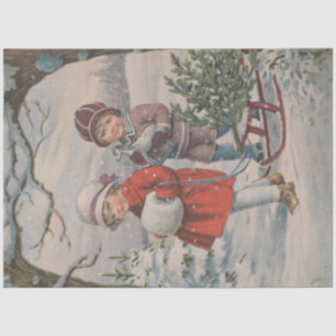 Christmas Emphera Series Design 8 Seidenpapier