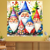 Christmas Empowering Quotes – Art Print Collection Leinwanddruck (Insitu (Wohnzimmer))