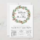 Christmas Engagement Party Einladung (Vorderseite)