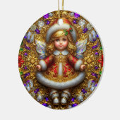 CHRISTMAS ~ Engel 19. Jahrhundert ~ Keramik Ornament (Links)