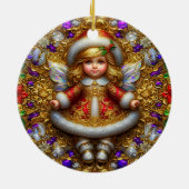 CHRISTMAS ~ Engel 19. Jahrhundert ~ Keramik Ornament (Hinten)