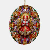 CHRISTMAS ~ Engel 19. Jahrhundert ~ Keramik Ornament (Rechts)