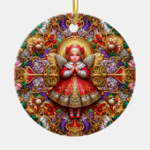 CHRISTMAS ~ Engel 19. Jahrhundert ~ Keramik Ornament (Vorne)