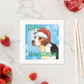 Christmas English Foxhound Napkins Serviette (Beispiel)