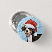 Christmas Entlebucher Button (Vorne & Hinten)