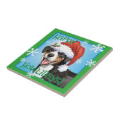 Christmas Entlebucher Fliese (Seite)
