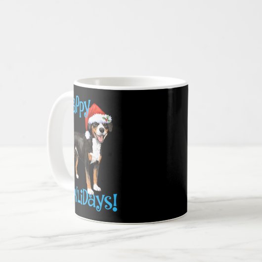 Christmas Entlebucher Kaffeetasse (Vorderseite Links)