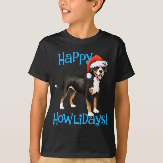 Christmas Entlebucher T-Shirt (Vorderseite)