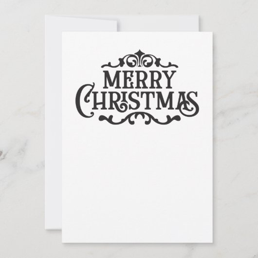 Christmas Ephemera Grußkarte (Rückseite)