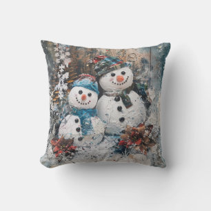 Christmas Ephemera Throw Kissen
