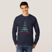 Christmas Equalizer Music Tree T-Shirt (Vorne ganz)