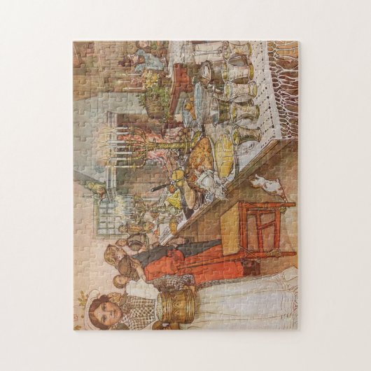 Christmas Eve Carl Larsson Puzzle (Vertikal)