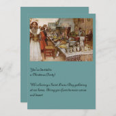 Christmas Eve Julaftonen Einladung (Vorne/Hinten)