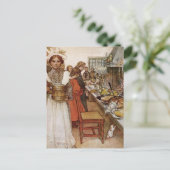 Christmas Eve Julaftonen Feiertagspostkarte (Stehend Vorderseite)