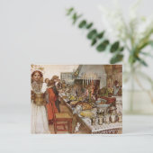 Christmas Eve Julaftonen Feiertagspostkarte (Stehend Vorderseite)