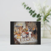 Christmas Eve Julaftonen Feiertagspostkarte (Stehend Vorderseite)