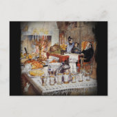 Christmas Eve Julaftonen Feiertagspostkarte (Vorderseite)