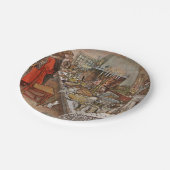 Christmas Eve Julaftonen Pappteller (Schrägansicht)