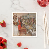 Christmas Eve Julaftonen Serviette (Beispiel)