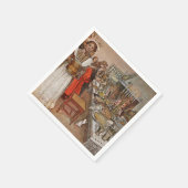 Christmas Eve Julaftonen Serviette (Ecke)