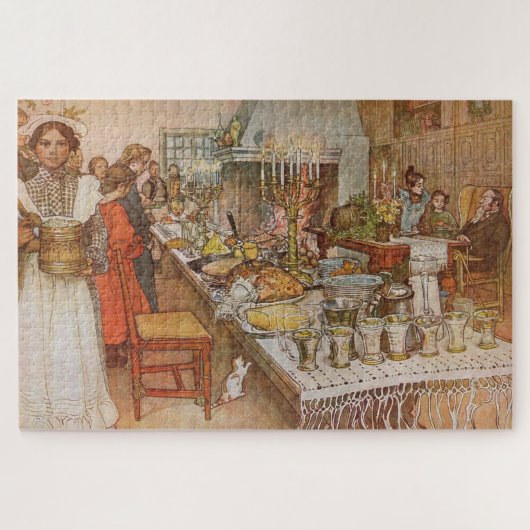 Christmas Eve Julaftonen von Carl Larsson Puzzle (Horizontal)