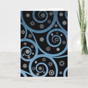 Christmas Eve Night Holiday Cards Feiertagskarte