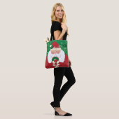 Christmas Eve Santa Monogram Tasche (Am Model)