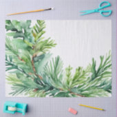 Christmas Evergreen Branch Seidenpapier (Basteln)