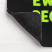 Christmas Eww, People Funny Sarcastic Santa Hat Xm Mousepad (Ecke)